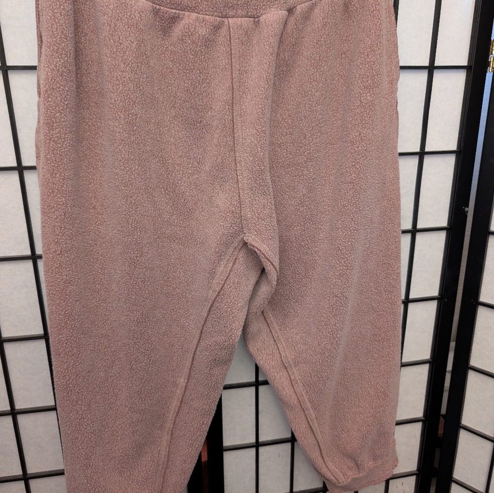 Free People Fleece Ginger Sweatpants Mauve - Picture 4 of 6